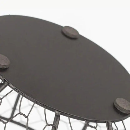 1pc High Quality Kitchen Storage Metal Wire Egg Basket Farm Chicken Cover Egg Holder Organizer Storage Basket